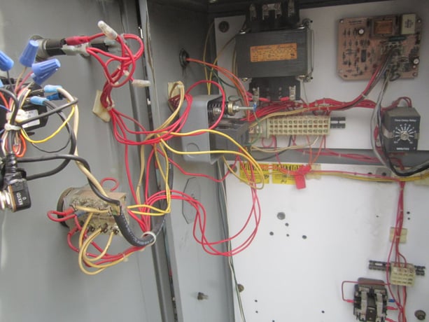 490 cfm, 110 psi, Quincy #QRS6-100-41, Helical Screw Air Compressor, 175 psi tank, 100 HP, 480 V, water cooled - Image 6