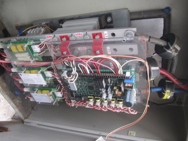 490 cfm, 110 psi, Quincy #QRS6-100-41, Helical Screw Air Compressor, 175 psi tank, 100 HP, 480 V, water cooled - Image 7