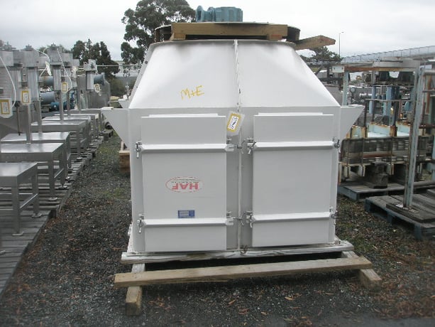 150 sq.ft., HAF Equipment Inc. #36WP48M64, Baghouse Dust Collector, 66" L x 66" W x 48" straight side, (48) - Image 1