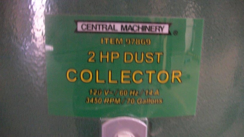 Central Machinery #97869, 19.5" diameter x 30" L top & 19.5" diameter x 30.24" L bottom bags, 4.24" intake - Image 5