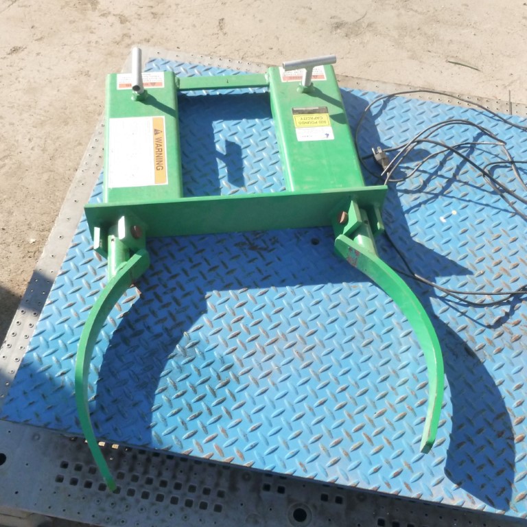Valley Craft #7398-C-0214, Mechanical Fork-Lift Attachment, 800 lbs., for 55 gallon w/24" & 23" diameter drums - Image 1