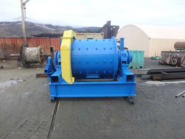 4' x 5' Denver, Ball Mill, 37' diameter Sheave, rubber lined, 2-pc bull gear - Image 7