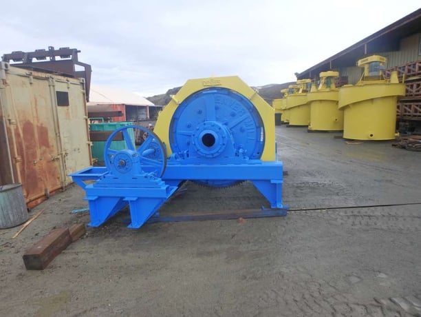 4' x 5' Denver, Ball Mill, 37' diameter Sheave, rubber lined, 2-pc bull gear - Image 10