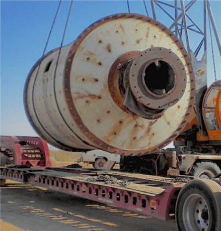 10.6' x 14' Marcy, Ball Mill, 1000 kW transformer, 196" teeth & 21" face helical gear, 800 HP, 1170 RPM, 4160 - Image 1