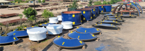 22' x 36.5' FL Smidth, Ball Mill, (2) 6662 HP motors, qty. 2 - Image 4