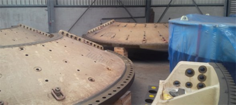 22' x 38' Metso, Ball Mill, 13410 HP motor, 6075 HP rotor, overflow ball mill, rubber liners - Image 5