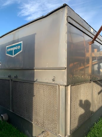 674 Ton, Evapco #AT-29824, Dual Cell Cooling Tower, Stainless Steel (2) 9' width x 12' L x 13' tall Cell - Image 7