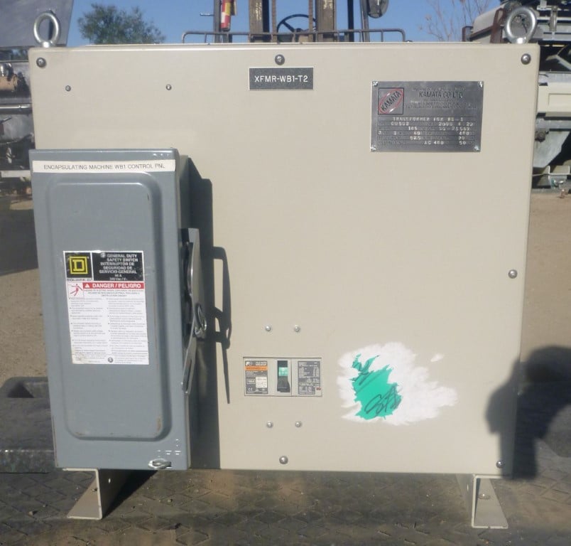 20 KVA 480/460/440 Primary, 220/200 Secondary, Fuji, Transformer, 52.5 Amps, floor mount - Image 3