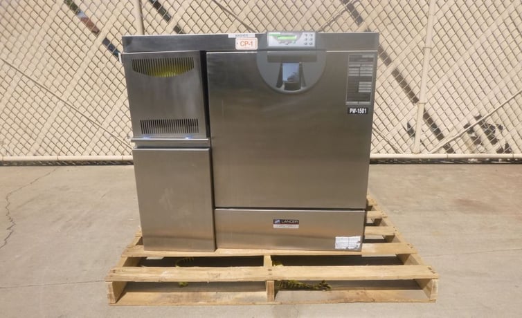 Undercounter Laboratory Glassware Washer, Lancer #820 LX, Stainless Steel, 4.9 cu.ft, 21.1" width x 19.6" - Image 1