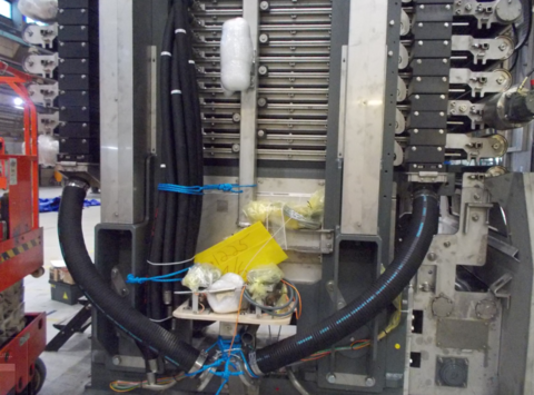 Outotec Larox #PF15-30/35, filter press, 12 filter plates, control panel, unused - Image 4
