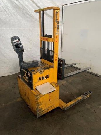 3000 lb. Big Joe #PDM-30-60, electric stacker, 12 V., S/N 360488 - Image 2