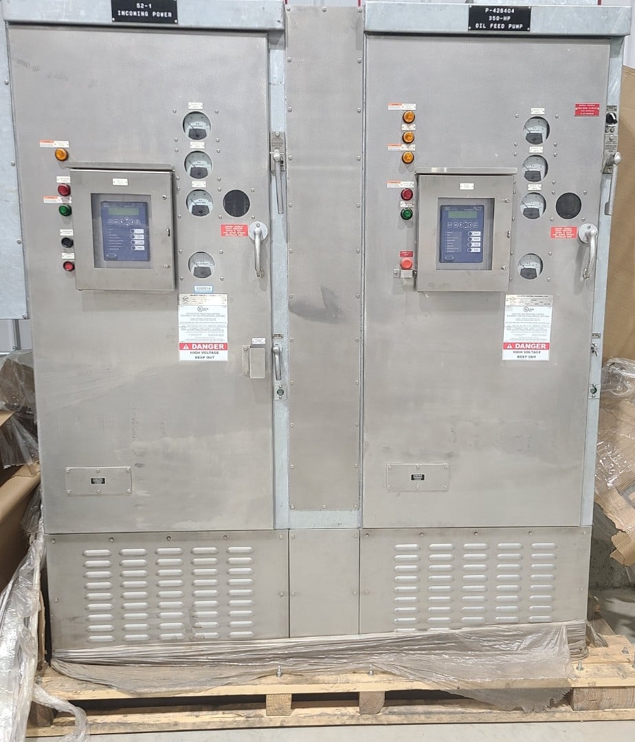 350 HP Elliott, 230-PM, explosion proof across the line starters, 4100 Volts - Image 1