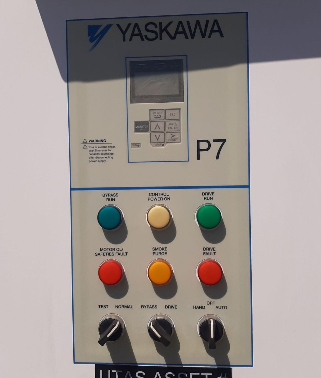 150 HP Yaskawa, BV15024545A, vari-speed drive, 480 Volts - Image 4
