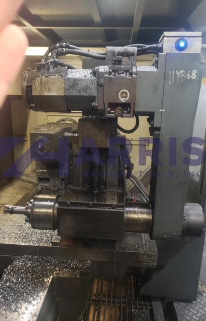 Geminis #GT5-G2, CNC flat bed lathe w/Y-Axis, 48" swing, 78" centers, 4-jaw 40" chuck, 4 pos turret - Image 7