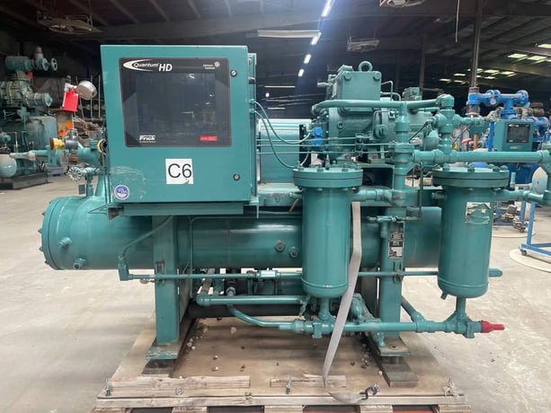 125 HP Frick #RXB-50H, rotary screw compressor package, R-717 refrigerant, Frick Micro Control panel, 230/460 - Image 3