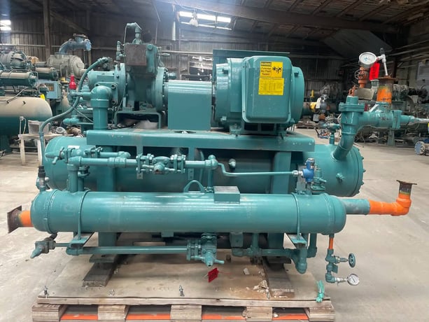 125 HP Frick #RXB-50H, rotary screw compressor package, R-717 refrigerant, Frick Micro Control panel, 230/460 - Image 7