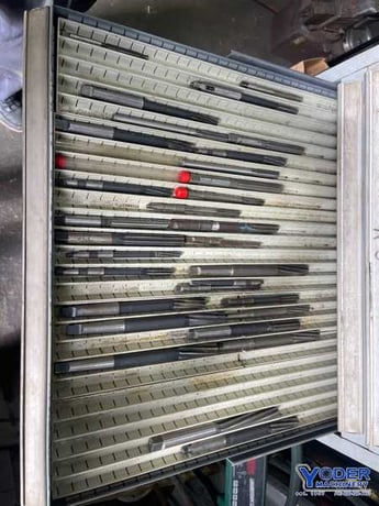 13 Drawer Vidmar cabinet with tooling, #77057 - Image 7