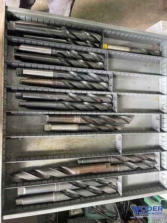 13 Drawer Vidmar cabinet with tooling, #77057 - Image 10
