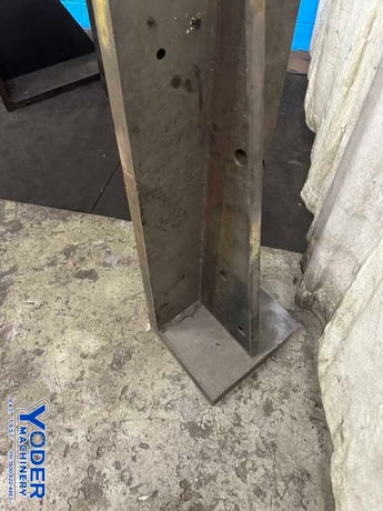 18" x 60" x 14" Angle plate, tapped holes, #77202 - Image 4
