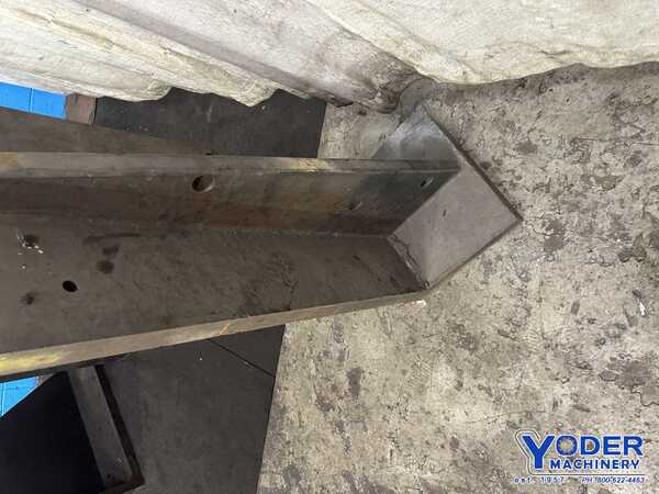 18" x 60" x 14" Angle plate, tapped holes, #77202 - Image 8