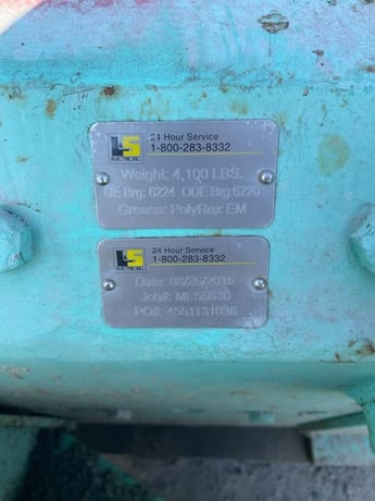 125 HP 400 RPM General Electric, Frame 4352, DPFVBB, 500 VA, 300/150 VF - Image 4