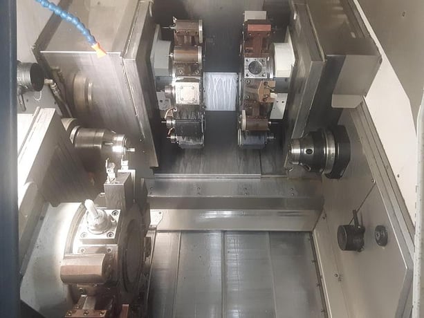 Eurotech #B465-T3-Y3-Multipla, CNC Lathe, 20" swing, 8" chuck, 2.5" bar, 37.5" centers, Fanuc 31iB, 2020 - Image 4
