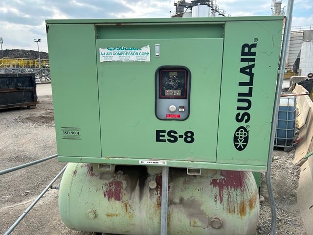 25 psi, Sullair #LS12-60H/A/SUL, 115/125 psi, ES-8, Inventory COM2518, $5,900.00 - Image 1