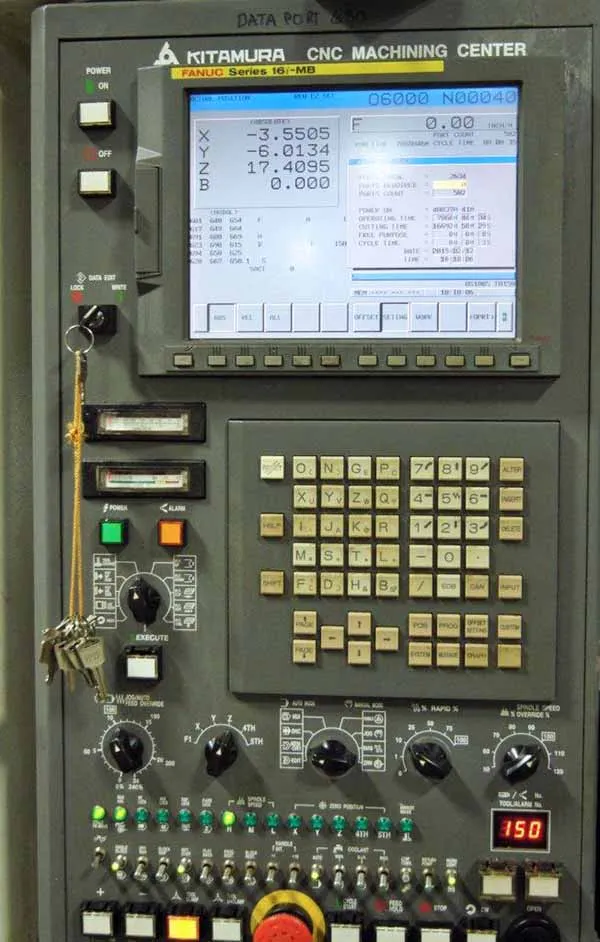 Kitamura #MyCenter-HX1000i, horizontal machining center, 150 automatic tool changer, 80.3" X, 51.9" Y, 53.9" - Image 2