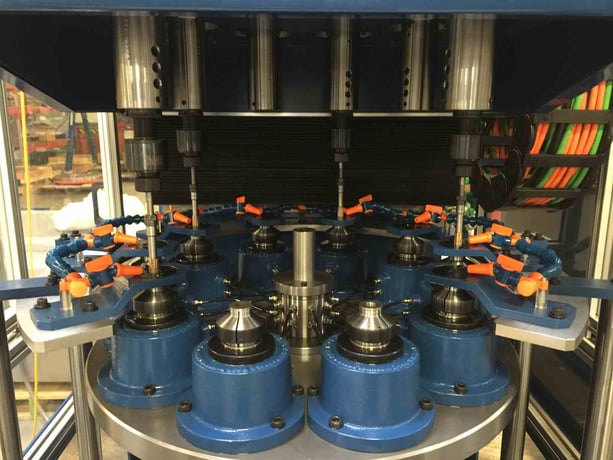 Barnes #MSSP-1000-R8, multiple spindle single pass vertical honing machine, never used, 2014 - Image 5