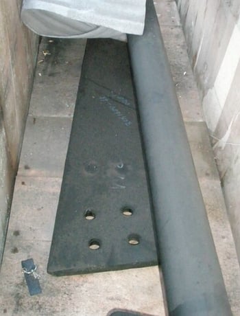 Lotus, Mixer Shaft & Paddles, 3" diameter x 13' L shaft, (3) 24" L paddles - Image 4