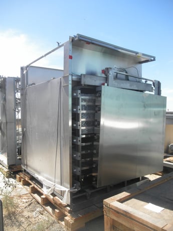 60" x 60" Finn Aqua #151521-DP-B-GMP-ABS5, Sterilizer, Stainless Steel, double door, 5' width x 5' H x 7' - Image 1