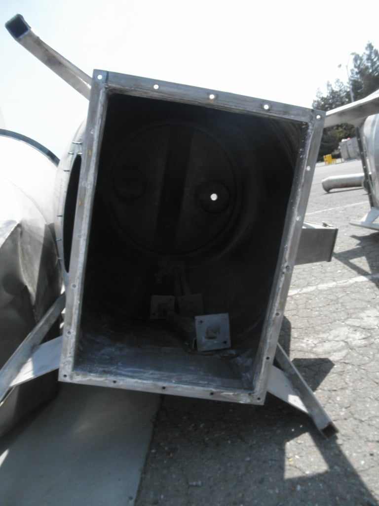 175 cu.ft., Bin w/dual Auger Live Bin Bottom, Stainless Steel, 60" diameter x 80" straight side bin, 48" - Image 5