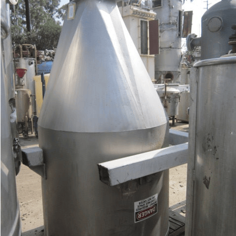 400 gallon Food Pro Equip Co, Tank, Stainless Steel, 50 cu.ft., 4' diameter x 3' 8" straight side, 60 deg. - Image 3