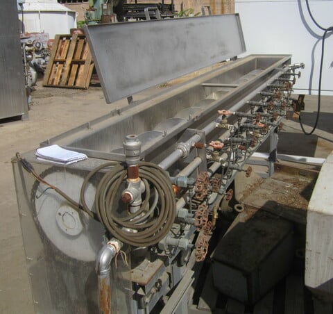Rietz #TL-9-K2208, Thermascrew Blancher/Cooker, Stainless Steel, 9" diameter X 8' L auger, 9" width x 96" L x - Image 1
