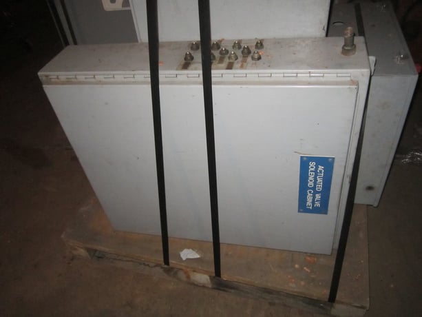 Assorted Cabinets, (1) actuated valve solenoid cabinet & (1) electrical control cabinet, qty. 2 - Image 3