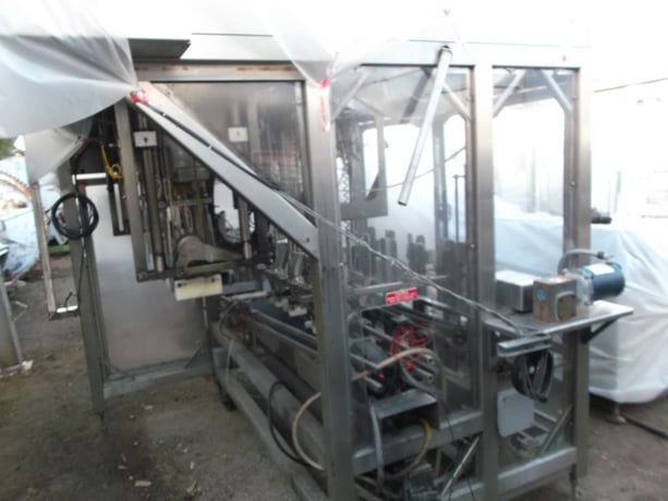 WePackIt #400CP, Top Load Case Packer, Stainless Steel, 15 cases/min., (4) Vacuum Heads - Image 1