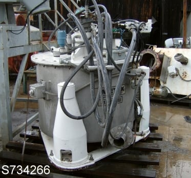 32" x 20" Ametek #32x20, Basket Centrifuge, Stainless Steel, 96 lbs./cu.ft., 3.16 cu.ft. w/ 3" cake, 1325 RPM - Image 1