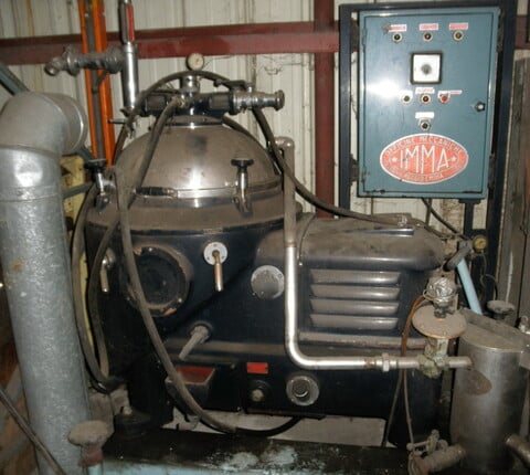IMMA, Disk Stack Centrifuge, 20 HP motor, includes pre-screener - Image 2