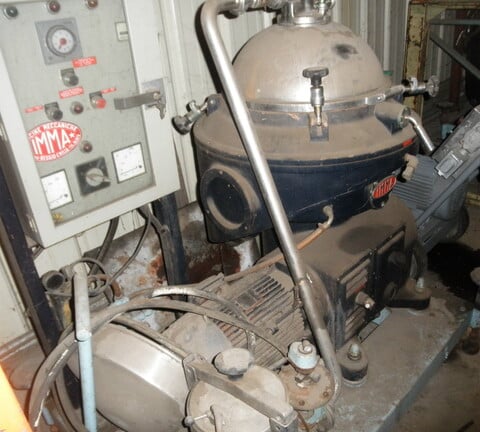 IMMA, Disk Stack Centrifuge, 20 HP motor, includes pre-screener - Image 5