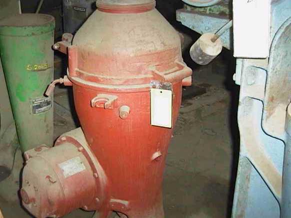 Delaval #VO-194, Solids Retaining Centrifuge, Stainless Steel, 7.5 HP - Image 2