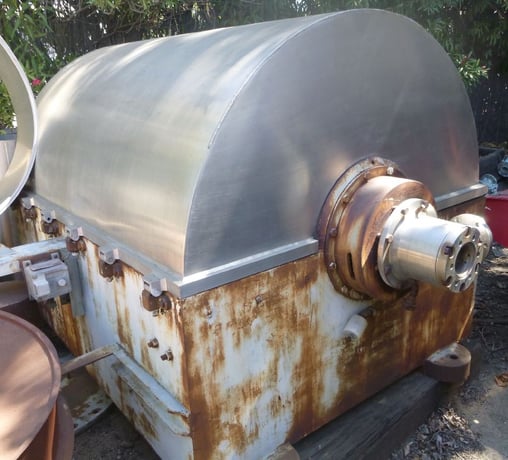 48" x 48" Podbielniak #9800, Centrifuge, 1600 RPM, 250 psi @ 250 F, 300 GPM neutralize & wash, 600 GPM - Image 3
