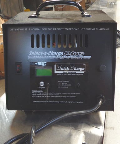 Quick Charge Corporation #SCP2440P, select-a-charge programmab, 24 VDC, 40 Amps DC, 117 VAC, 14 Amps AC, 120 - Image 1