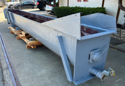 Screw Classifier, Carbon Steel, 24" diameter x 20" L, 3.5" diameter Liquids discharge, 24" x 15" solids - Image 1