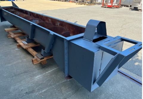 Screw Classifier, Carbon Steel, 24" diameter x 20" L, 3.5" diameter Liquids discharge, 24" x 15" solids - Image 3