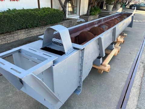Screw Classifier, Carbon Steel, 24" diameter x 20" L, 3.5" diameter Liquids discharge, 24" x 15" solids - Image 4