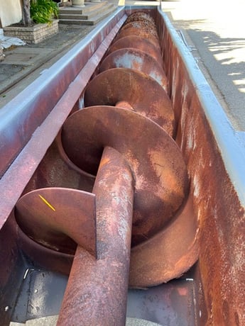 Screw Classifier, Carbon Steel, 24" diameter x 20" L, 3.5" diameter Liquids discharge, 24" x 15" solids - Image 6