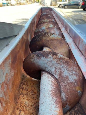 Screw Classifier, Carbon Steel, 24" diameter x 20" L, 3.5" diameter Liquids discharge, 24" x 15" solids - Image 8