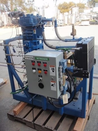 Hycomp #2AN35D-H3321-BLMV A10-20/10T, Nitrogen Gas Compressor, 16 scfm, 95 psi discharge, 85 F, 70 percent - Image 2