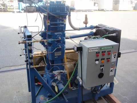Hycomp #2AN35D-H3321-BLMV A10-20/10T, Nitrogen Gas Compressor, 16 scfm, 95 psi discharge, 85 F, 70 percent - Image 4