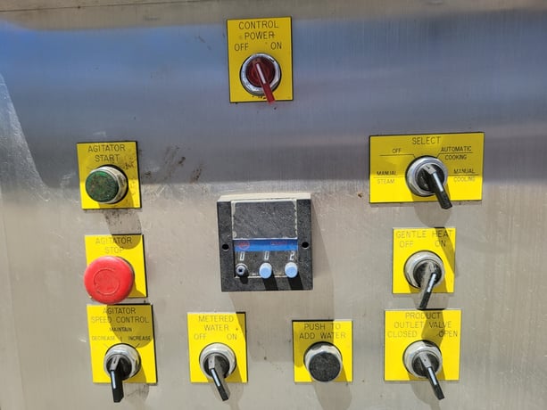 Partlow #MRC-7000, s/s electrical control pa, 208 V, includes controls for agitator speed, water, valve - Image 8